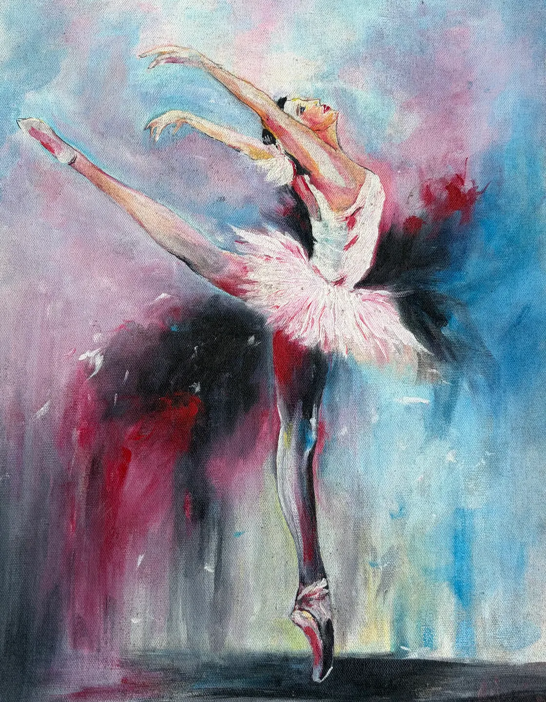 Nritya — Where the Soul Takes Flight, on a wall
