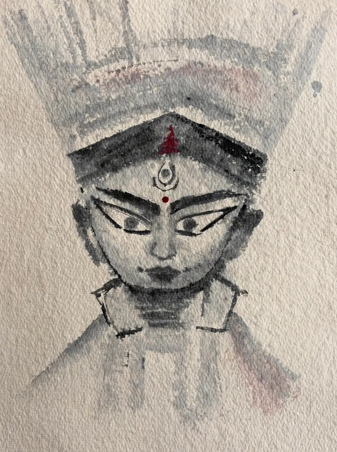 Antardrishti — The Inner Gaze, Acrylic on canvas