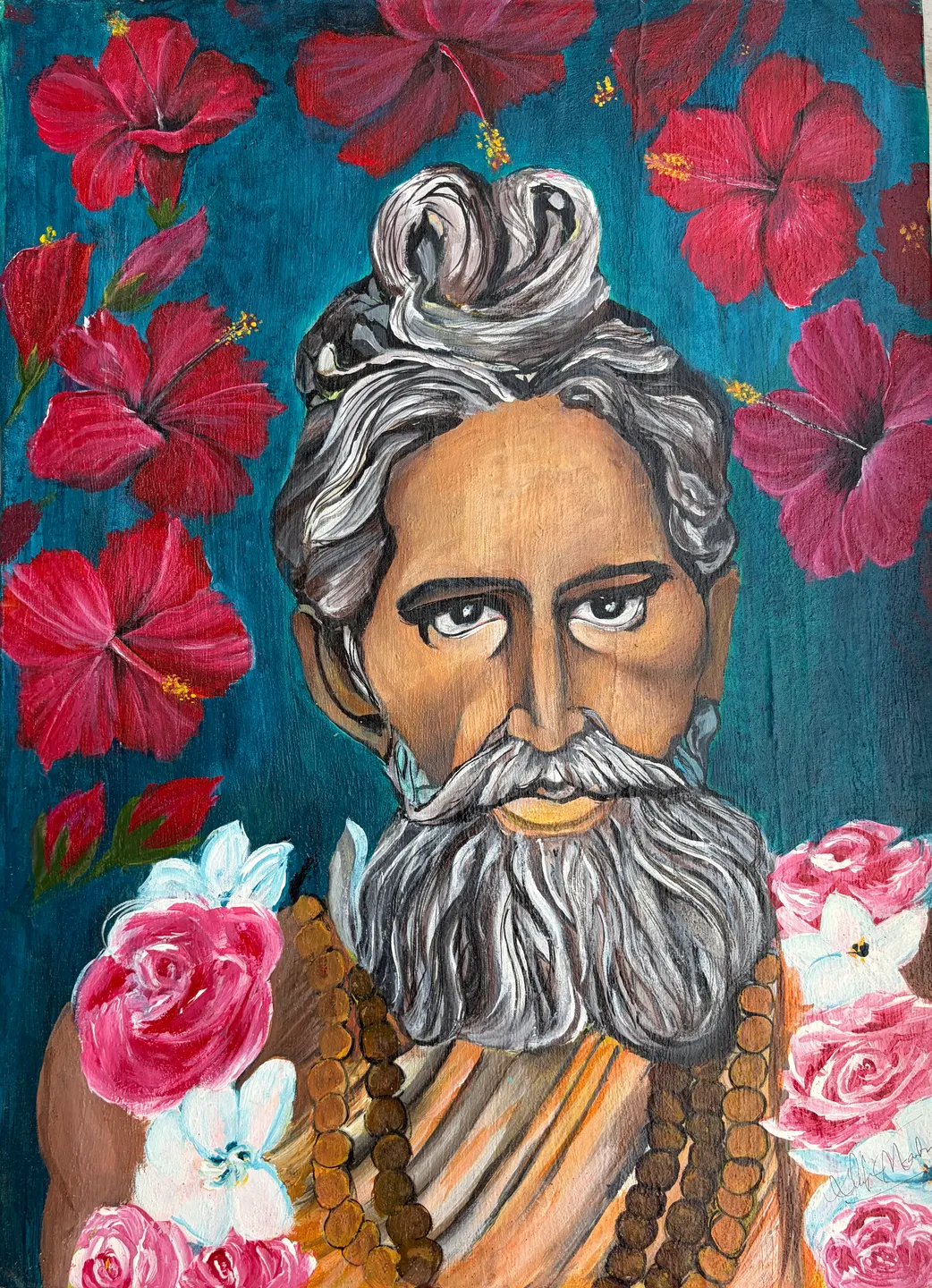 The Sage Among Flowers, another view